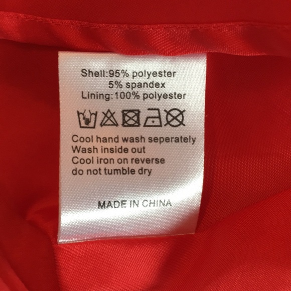 Nishe Red dress with multicolor embroidered hot air balloons & Peter Pan collar - Picture 15 of 15